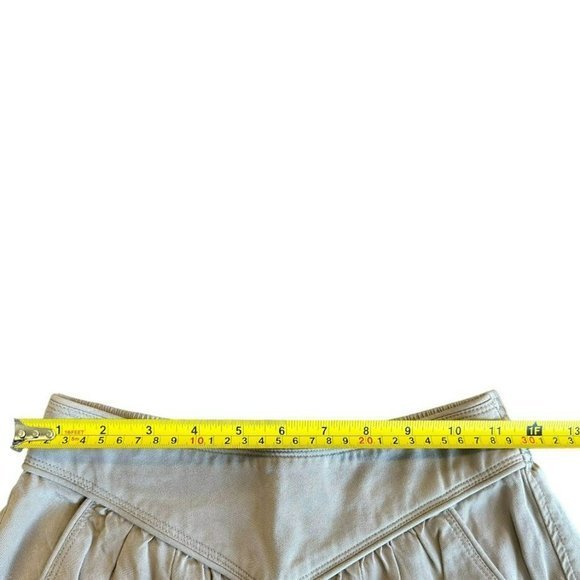 Aritzia Wilfred Gabrielle Gray Pull On Elastic Waist Skirt Womens XS - Picture 3 of 5